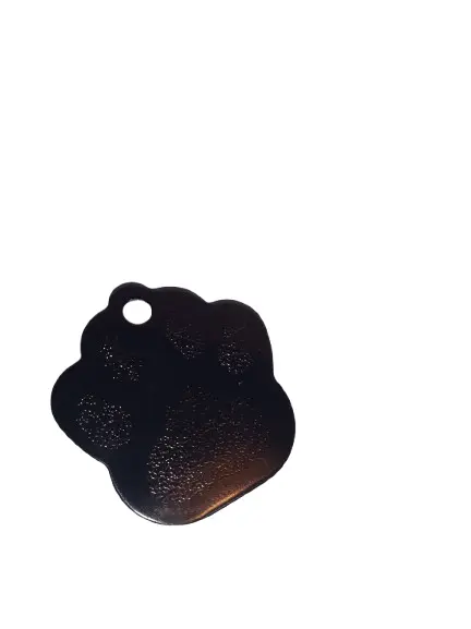 Médaille personnalisée en forme de pate de chien/chat divers colors