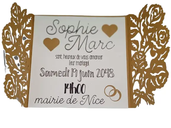 faire part mariage