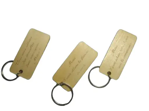 Porte-clés en bois personnalisé – Un cadeau de reconnaissance