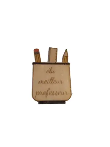 🧲 Aimant Personnalisé( modèles pot a crayon ) – Un Souvenir Unique pour Remercier un Enseignant 🎁