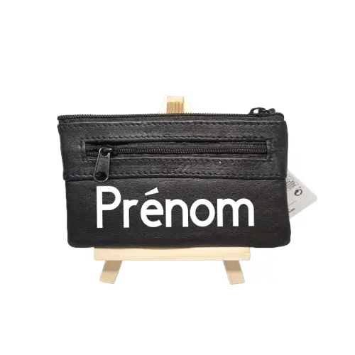 porte monnaie porte clefs personnalisé